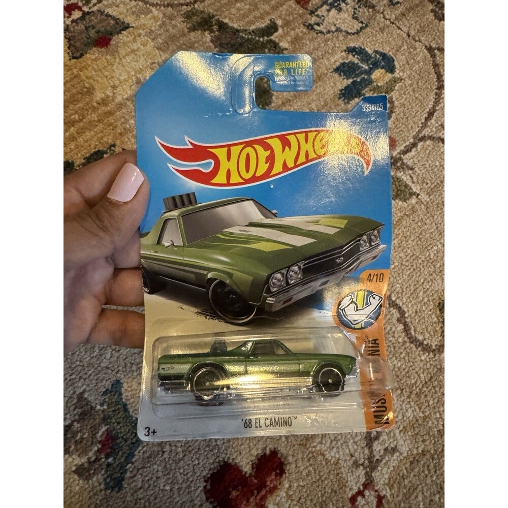 2015 Hot Wheels Muscle Mania Series: '68 El Camino - Green (4/10)